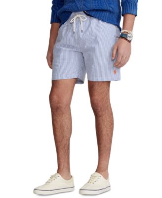 Polo Ralph Lauren - Men's 5.5-Inch Traveler Seersucker Swim Trunks