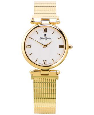 Pierre Laurent - Women's Swiss Stainless Steel & Gold-Plated Stainless Steel Strap Watch 24mm