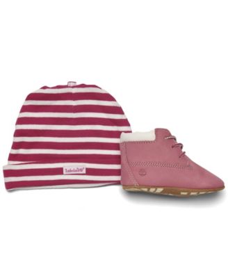 Timberland - Baby Girls' Crib Booties and Cap Set from Finish Line