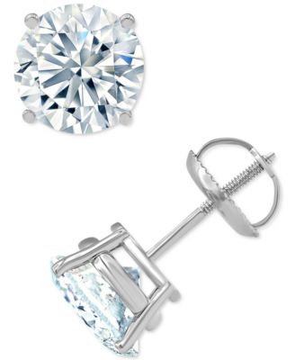 Macy's - Diamond Earrings (3 ct. t.w.) in 14k White Gold