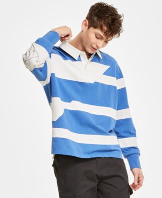 Sun + Stone - Men's Robert Striped Rugby Shirt