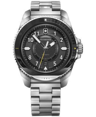 Victorinox - Men's Swiss Automatic Journey 1884 Stainless Steel Bracelet Watch 43mm