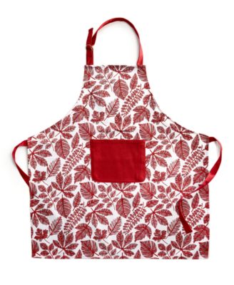 The Cellar - Harvest Cotton Leaf-Print Adjustable Apron