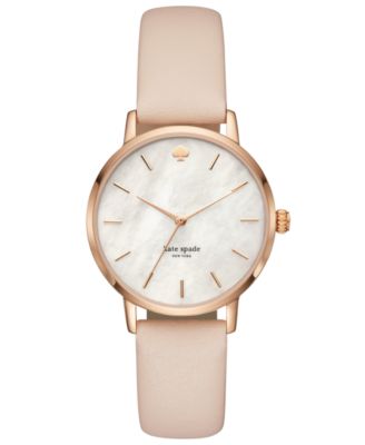 kate spade new york - Women's Metro Vachetta Leather Strap Watch 34mm