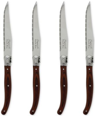 French Home - Laguiole Pakkawood Steak Knives, Set of 4