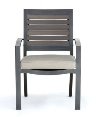 Bernhardt - Set of 2 Marlough II Aluminum Outdoor Dining Chairs, Created for Macy's