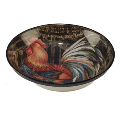 Certified International - Gilded Rooster Serving/Pasta Bowl