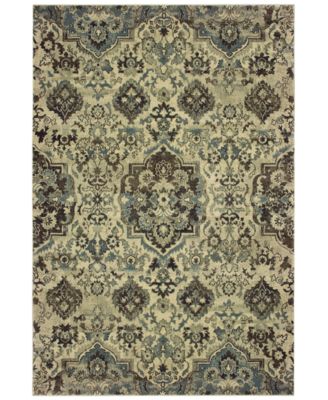 Oriental Weavers - Raleigh 8027J Ivory/Gray 7'10" x 10'10" Area Rug