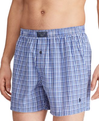 Polo Ralph Lauren - Men's Plaid Single-Button Fly Boxers