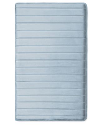 Microdry - MICRODRY&reg; Charcoal-Infused 21" x 34" Memory Foam Bath Mat with GripTex&reg; Base