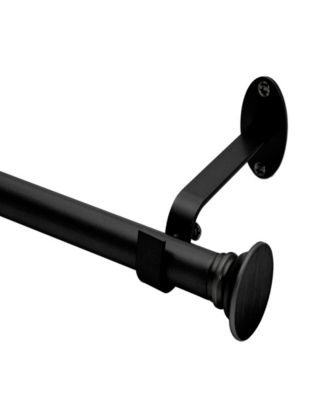 Elrene - Shaker Adjustable Curtain Rods with Cap Finials