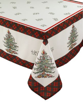 Spode - Christmas Tree Tartan Multicolored 60x102 Tablecloth