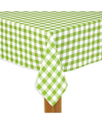 Lintex - Buffalo Check Green 100% Cotton Table Cloth for Any Table 60"X120"