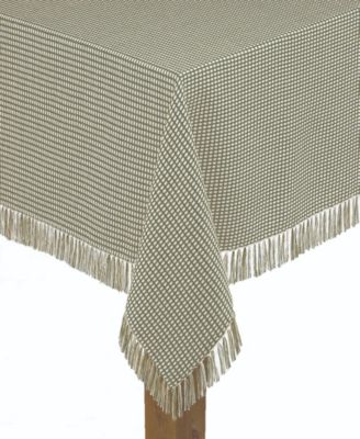 Lintex - Homespun Sage 100% Cotton Tablecloth 52"X52"