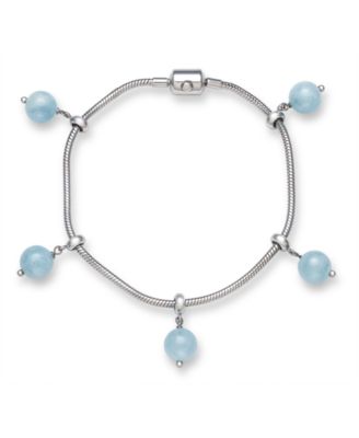 Macy's - Milky Aquamarine Bracelet in Sterling Silver