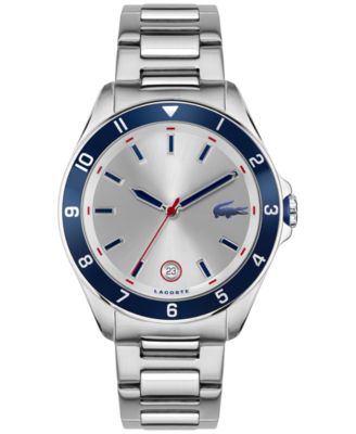 Lacoste - Men's Tiebreaker Stainless Steel Bracelet Watch 42mm