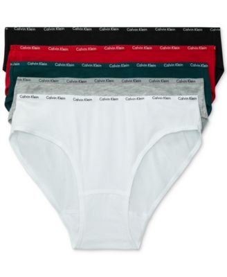 Calvin Klein - 5-Pk. Women's Signature Logo Bikini QD3713