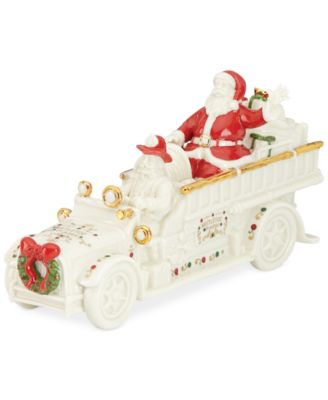Lenox - Mistletoe Park Collection, Fire Truck with Santa