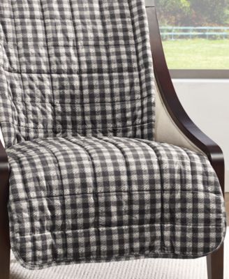 Macy's - Velvet Deluxe Pet Armless Chair Slipcover with Sanitize Odor Release