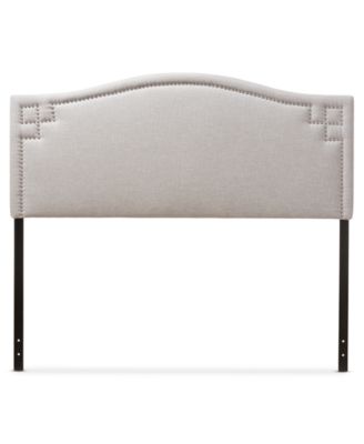 Furniture - Baxton Studio Aubrey Modern and Contemporary Fabric Upholstered King Size Headboard, Quick Ship