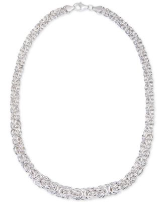 Giani Bernini - Byzantine Link Collar Necklace in Sterling Silver