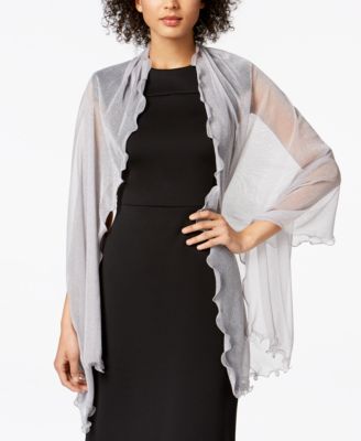 INC International Concepts - Ruffle-Edge Metallic Wrap