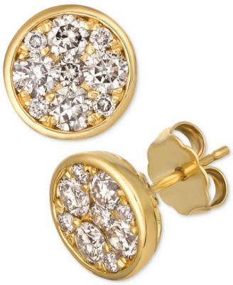 Le Vian - Diamond Cluster Stud Earrings (1 ct t.w.)