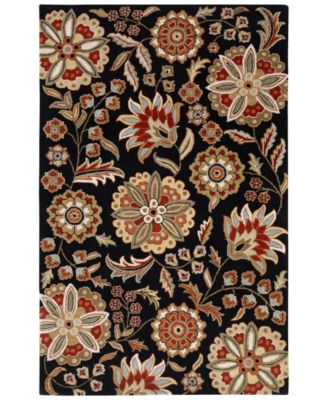 Surya - Athena ATH-5017 Black 7'6" x 9'6" Area Rug