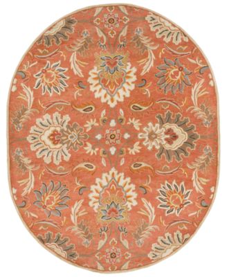 Surya - Caesar CAE-1112 Camel 8' x 10' Oval Area Rug