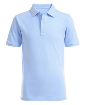 Nautica - Husky Boys Stretch Light Yellow Double Piqu&eacute; Polo