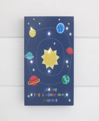 NoJo - Outer Space Lighted Wall D&eacute;cor