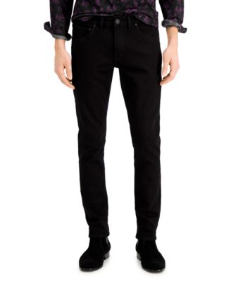 INC International Concepts - Men's Black Wash Skinny Jeans, Created for Macy's