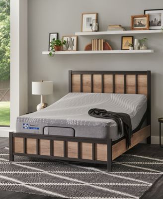 Sealy - Posturepedic Hybrid Medina 11" Firm Mattress Set- King