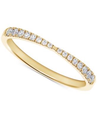 De Beers Forevermark - Diamond Pav&eacute; Pinched Band (1/4 ct. t.w.)