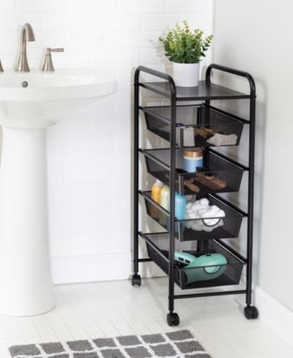 Honey Can Do - 4-Drawer Rolling Cart