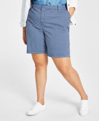 Tommy Hilfiger - Plus Size Hollywood Gingham Bermuda Shorts