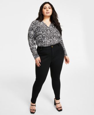INC International Concepts - Plus Size Skinny Ponte Pants
