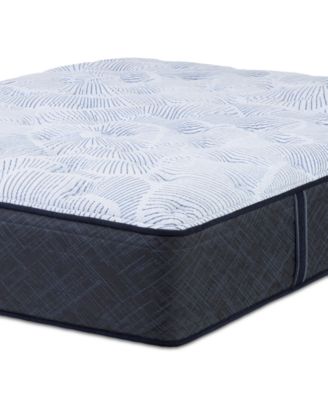 Serta - Blue Lagoon Night 13" Plush Mattress Set-Full