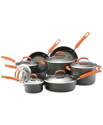 Rachael Ray - Hard-Anodized Non-Stick 14-Pc. Cookware Set