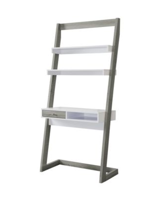 Furniture of America - Lazlo Leaning Display Case