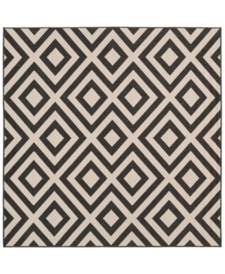 Surya - Alfresco ALF-9639 Black 7'3" Square Area Rug