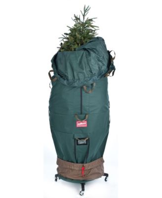 TreeKeeper - Large Girth Upright Tree Storage Bag w/ Rolling Tree Stand