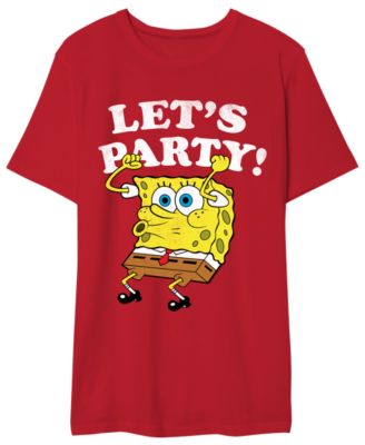AIRWAVES - Spongebob Men's Let's Party Graphic Tshirt