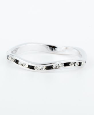Macy's - Swarovski Crystal Stackable ring in Sterling Silver
