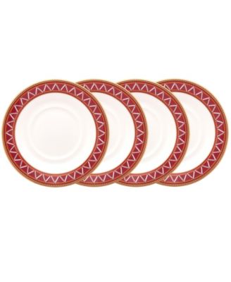 Noritake - Set of 4 Saucers, 6"