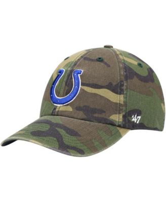 '47 Brand - Men's Indianapolis Colts Woodland Clean Up Adjustable Cap