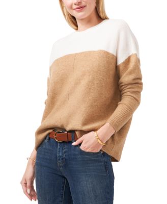 Vince Camuto - Extended Shoulder Colorblocked Sweater