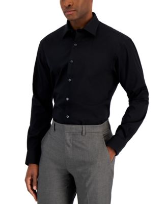 Alfani - Men's Solid Print Dress Shirt