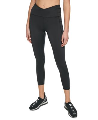DKNY - Crossover High-Waist 7/8 Leggings