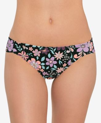 Salt + Cove - Juniors' Floral-Print Hipster Swimsuit Bottoms